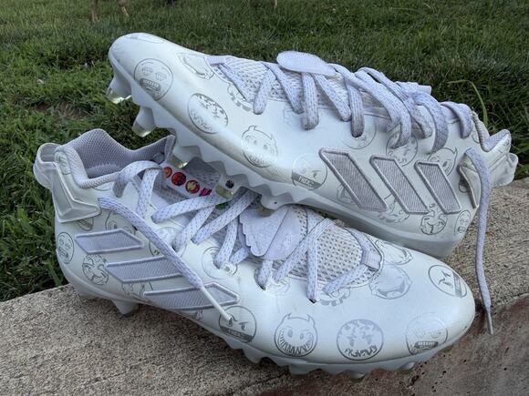 adidas Other - Adidas Freak 22 Big Mood Football Cleats men size 10.5 sports athletic silver